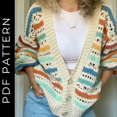 Lisia Cardigan Crochet Pattern