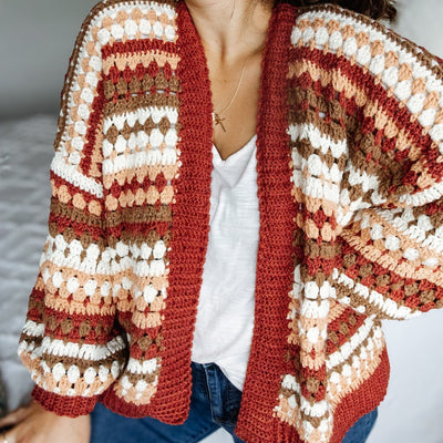 kabiWeave Cardigan crochet pattern